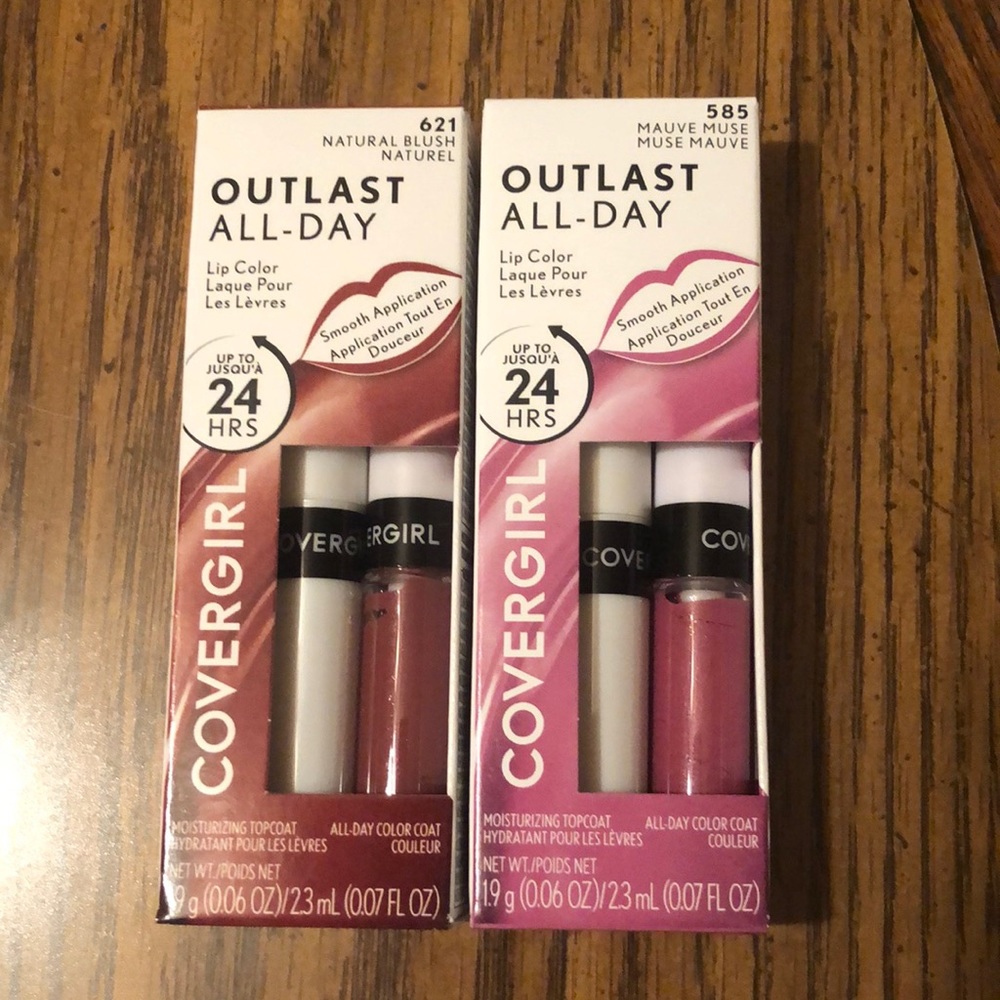 Cover Girl Outlast All Day lip color bundle
